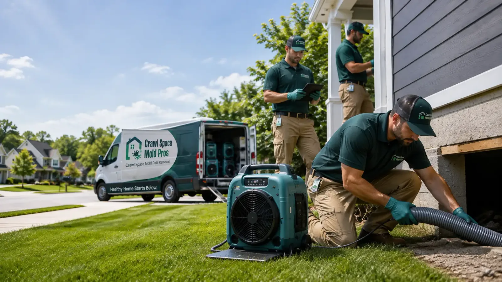 Crawl Space Mold Removal in Piasa, IL